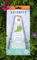 Auromere Tongue Cleaner, Ancient Oral Hygiene, Eco Friendly, 1 Pack, No Color