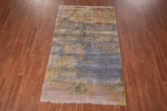 Contemporary Style Abstract Rug 4×7 Hand-knotted Wool Oriental for Any Room