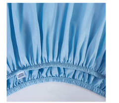 Mainstays Basic Value Microfiber Bed Sheet Set, Light Blue, Twin, 3 Piece.