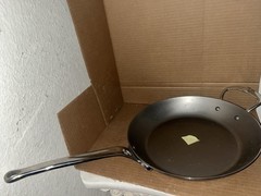 De Buyer Mineral B Pro Carbon Steel Fry Pan Stainless-Steel Nonstick 12 1/2″