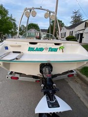 Boat Name Decal 3×18″ / Custom Hull Graphic / Premium Marine Vinyl Lettering 2CL