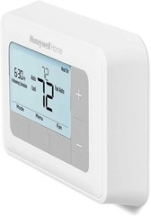 Smart Wi-Fi Thermostat: 7-Day Programmable, Large Backlit Display, White
