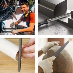 6 Piece Metal File Set – 4-inch,Carbon Steel Files for Metal, Wood Jewelry |…