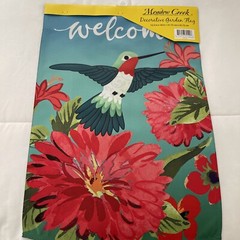 Meadow Creek Decorative Garden Flag 12.5 in x 18 in Double Sided / New