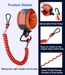 8M0092850 Boat Kill Switch Lanyard for Mercury Mercruiser Outboard Motor 15920T5