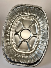 Aluminum Oval Turkey Pan, Large Disposable, Perfect for Holidays, Thanksgiving