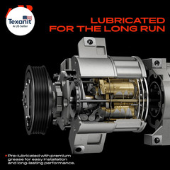 Air Conditioner AC Compressor with Clutch Compatible with Kia Forte 2022 2023 20