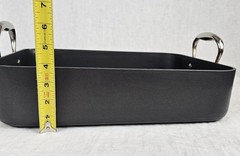 Pampered Chef Roasting Pan w/ Rack #2872 Non-Stick 16x12x4