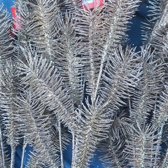 Artificial Silver Pine Branch Picks Door Decoration, 18 in, Pack Less Than 10