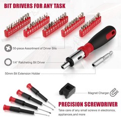 218-Piece Household Tool Kit, Auto Repair Tool Set, Tool Kits for Homeowner