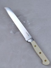 CAROTE Kitchen Knives, Stainless-Steel Blades & Triple-Riveted BEIGE Handles NEW