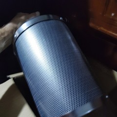 VIVOSUN 6″ Air Carbon Filter 38mm Charcoal Bed w/ Pre-Filter for Inline Fan