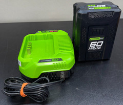 Greenworks Pro 60v Battery LB60A00 & Charger CAC801