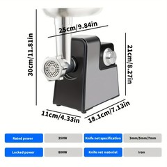 Commercial 3500W Power Electric Meat Grinder Household Sausage Maker Stuffer US