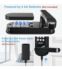 B04 Fingerprint Electronic Door Lock with Keypad and Handle – Keyless Entr