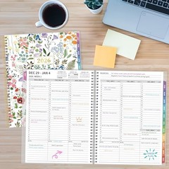 2026 Appointment Book, 30 Minutes-Hourly, Weekly ＆ Monthly Calendar Planner