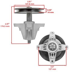 Spindle w/Blade Pulley Belt For Troy-Bilt 13AM77BS066 13AM77BS223 Pony 42″