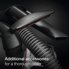 Miele Boost CX1 Lotus White Compact Bagless Canister Vacuum SNRE0
