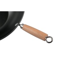 Mainstays 13.75″ Carbon Steel Wok Nonstick Fry Pan Easy Clean Hand Wash