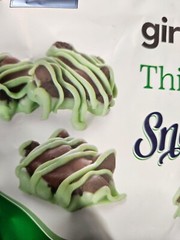 Edward Marc Chocolatier Girl Scouts Thin Mints Snappers 16 Ounce, Kosher