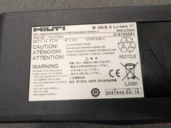 HILTI B 36/5.2 Ah Li-ion CPC High Capacity Lithium ion Battery 36V- FREE SHIP