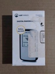 Airthings Corentium Home Digital Display Radon Detector Portable Battery Operate