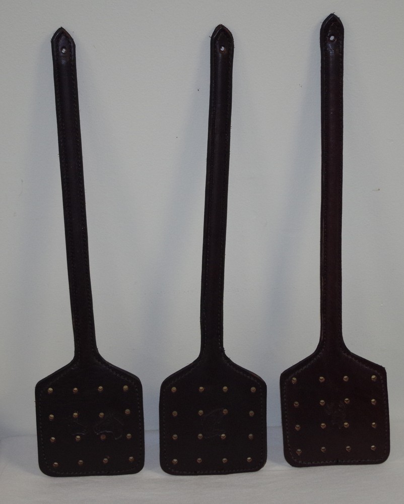 Authentic Amish Made 100% Real Leather Heavy Duty Fly Swatter