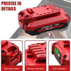 2PACK 20Volt For Craftsman V20 8.0Ah Li-ion Battery CMCB204 CMCB202 /Charger