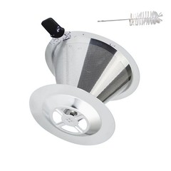 Stainless Steel Coffee Dripper 1-2 Cup Capacity Filter Prevents Coffee Grounds