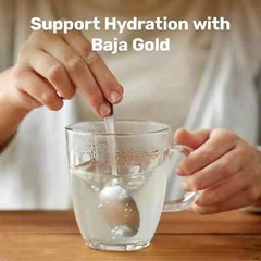 Baja Gold Mineral Sea Salt Natural Grain Crystals 1 Lb. Bag