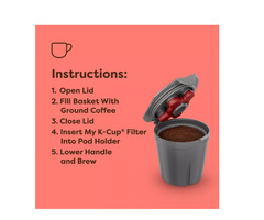 5 PCS KEURIG -Extra My K-Cup Universal Reusable Filter NEW