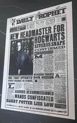 Harry Potter-Daily Prophet4-3D Lenticular Flip Effect- 3 Images Changes,3 In One