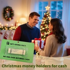 virsomier 9pcs Funny Cash Gift Cards – Money Holder for Gifting Cash, Blue