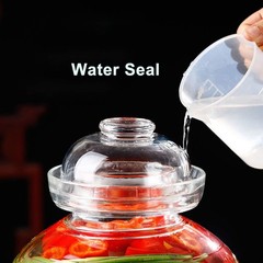 Haeljard 1.5L Glass Jar with Lid Fermentation Jar, Traditional Fermenting Kit…