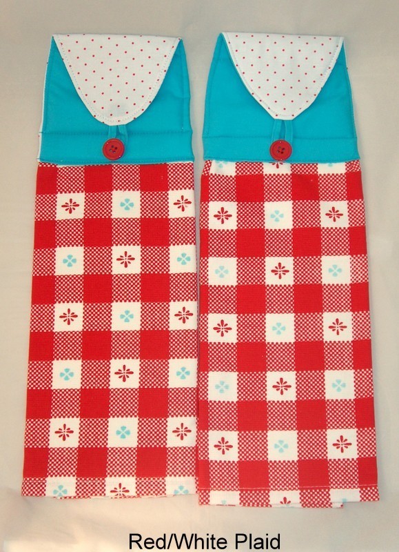 Set of 2 New Handmade Hanging Kitchen Towels, Pioneer Woman, Sweet Rose U Choose