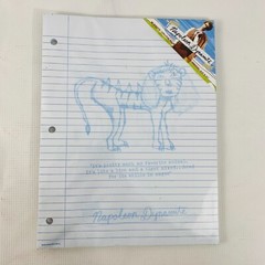 Napoleon Dynamite School Supplies Lot Folders Loose Leaf Paper Heck Yes! Liger