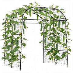 Uimoso Cucumber Trellis U-Shape Arch for Vines Climbing 71.26 x 64.96 x 82.68 in