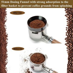 51mm Espresso Tamper Espresso Accessories Kit: Espresso Tamper Set, Coffee Ta…