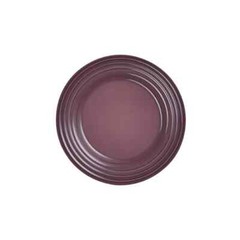 Le Creuset Plates 17cm Set of 4 Botanique Collection Fig Deep teal Stoneware NIB