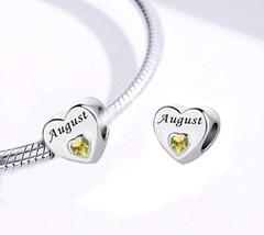 January-December 12 Months Colors Birthstone Crystal Happy Birthday Heart Cha…