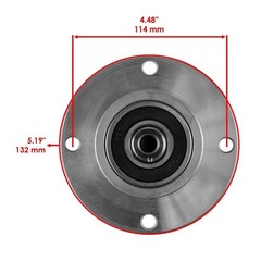 60″ Deck Spindle & Pulley for Bad Boy ZT Avenger 2020-2025 033-4301-00