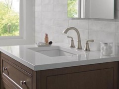 Delta Geist Bathroom Sink Faucet Spotshield Brushed Nickel-Certified Refurbished