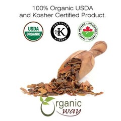 Organic Way Buckthorn Bark Cut & Sifted – Organic, Kosher & USDA Certified
