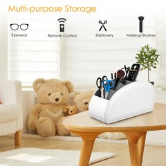 [5 Compartments] Remote Control Holder TV Remote Caddy Desktop Organizer