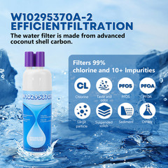 3 Pack Refrigerator water filter 10295370A WHR1RXD1 KAD1RXD1 P8RFWB2L, P8WB2L