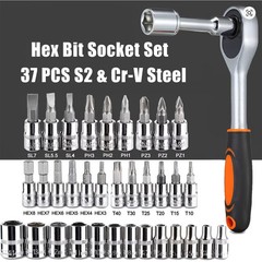 46Pcs Family Tools 1/4 Set Mechanic Tool Kits for Auto Repair Hous with Sockets