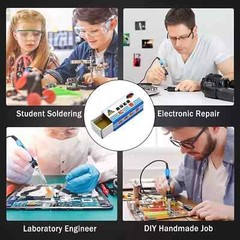 New Electric Soldering Iron Welding Gun Tool Kit Solder Wire Desoldering Pump US