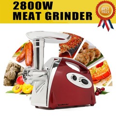 Commercial 2800W Power Electric Meat Grinder Household Sausage Maker Stuffer US