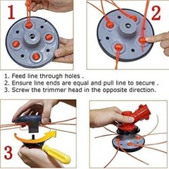 Universal String Trimmer Head Attachment Brush cutter Weed Eater Whipper