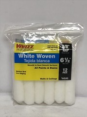 Whizz 44540 Woven 6.5 in. W x 3/8 in. Mini Paint Roller Covers NAP, 12 Pack